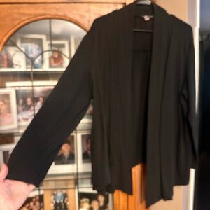 Black Open Front Cardigan. MUST BE BUNDLED